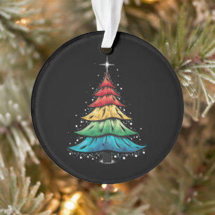 LGBTQ Pride Regenboog Vlag Gay Kerstboom Gifts Ornament