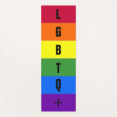 LGBTQ+ Pride regenboog Yogamat (Voorkant)