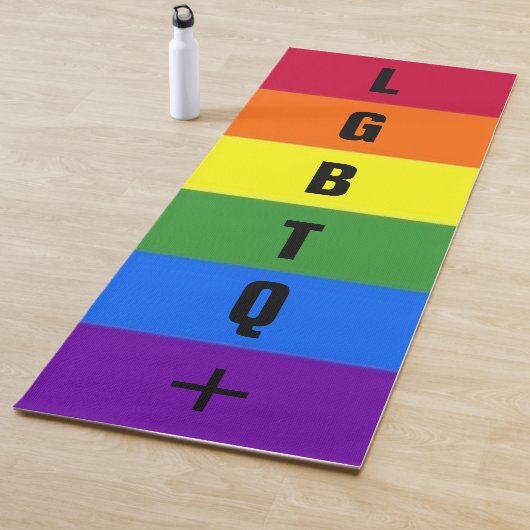 LGBTQ+ Pride regenboog Yogamat (In situ)