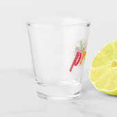 LGBTQ - Pride - regenboogkleuren Shot Glas (Links)