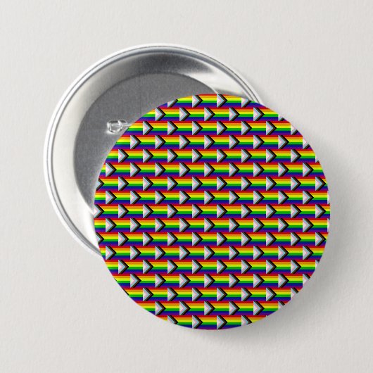LGBTQ+ Pride Ronde Button 7,6 Cm (Voorkant /achterkant)
