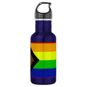 LGBTQ+ Pride RVS waterfles (Voorkant)