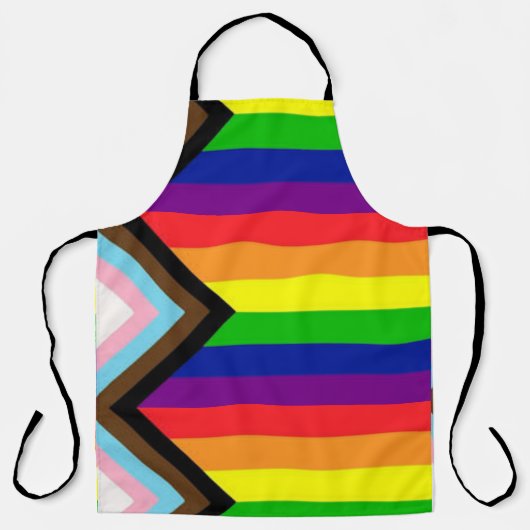 LGBTQ+ Pride Schort van Progress (Voorkant)