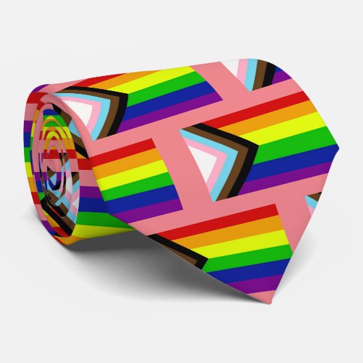 LGBTQ+ Pride Stropdas (Opgerold)