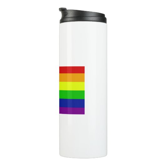 LGBTQ+ Pride Thermosbeker (Geroteerd rechts)