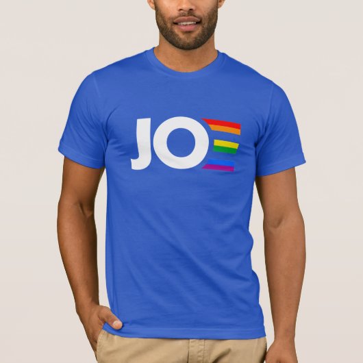 LGBTQ Pride voor Joe T-shirt (Voorkant)