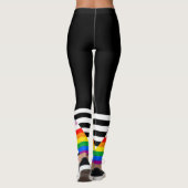LGBTQ Progress Ally Pride Flag Leggings (Achterkant)