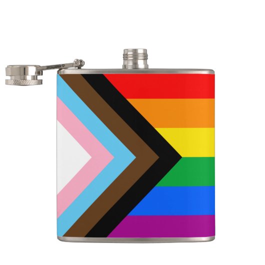 LGBTQ+ Progress Pride Heupfles (Geopend)