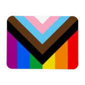 LGBTQ+ Progress Pride Magneet (Horizontaal)