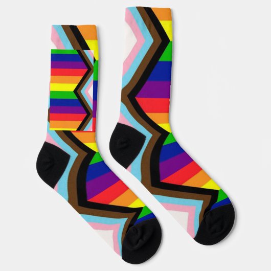 LGBTQ+ Progress Pride Sokken (Rechts)
