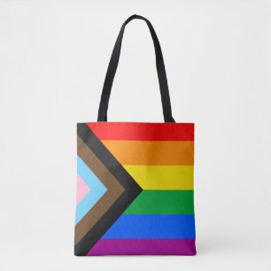 LGBTQ+ Progress Pride Vlag Draagtas