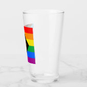 LGBTQ+ Progress Pride-vlag Glas (Links)