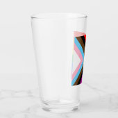 LGBTQ+ Progress Pride-vlag Glas (Rechts)