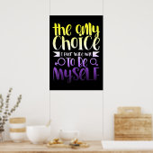 LGBTQ Queer Nonbinary Androgynous niet Binair Poster (Keuken)
