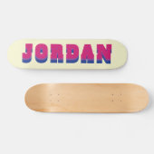 LGBTQ Rainbow Bisexual Pride Flag Aangepaste naam Skateboard (Horizontaal)