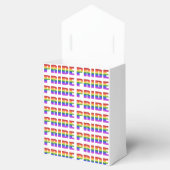 LGBTQ Rainbow Pride Favor Box Bedankdoosjes (Geopend)