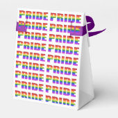 LGBTQ Rainbow Pride Favor Box Bedankdoosjes (Achterkant)