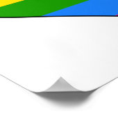 LGBTQ Rainbow Pride Heart aanpassen Poster (Hoek)