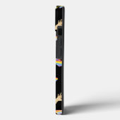 LGBTQ Rainbow Pride Pattern | Monogram Case-Mate iPhone Case (Achterkant / Links)