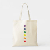 LGBTQ+ Rainbow-Stippen Pride Tote Bag (Achterkant)