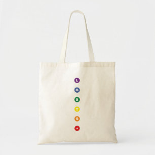 LGBTQ+ Rainbow-Stippen Pride Tote Bag