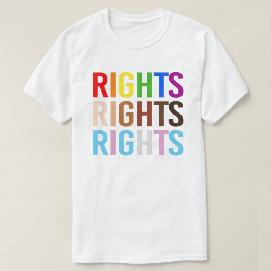 LGBTQ+-rechten T-shirt (Design voorkant)