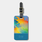 lgbtq-regenboog bagagelabel (Voorkant verticaal)