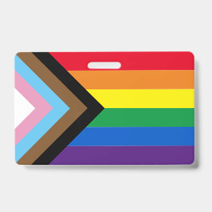 Lgbtq regenboog inclusieve diversiteit gay pride v badge