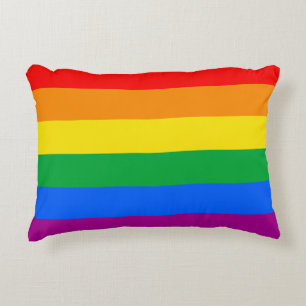 LGBTQ+ Regenboog Pridevlag Accent Kussen
