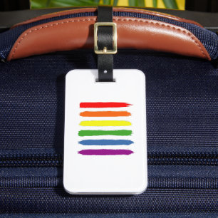 LGBTQ Regenboog Vlag Gay Pride Gelijkheidscadeau Bagagelabel
