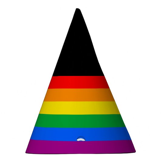 LGBTQ+ regenboogpride vlag Feesthoedjes (Rechts)