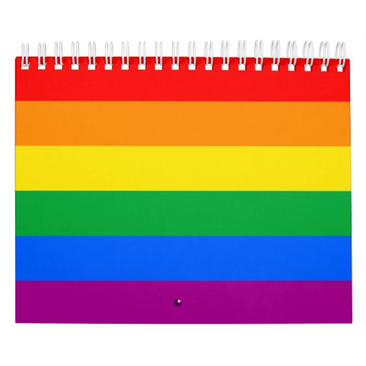 LGBTQ+ regenboogpride vlag Kalender (Hoes)