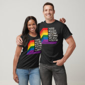 LGBTQ+ Safe Space Rainbow Pride Inclusion Design T-shirt (Unisex)