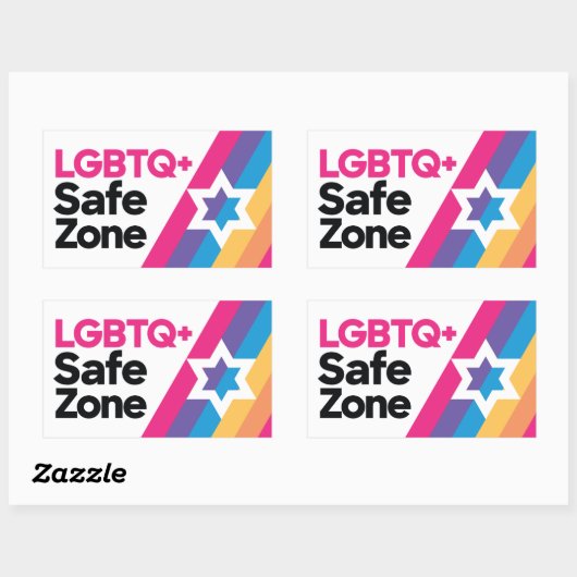 LGBTQ+ Safe Zone Sticker (Feuille)