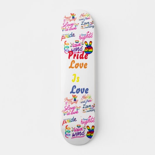 LGBTQ SKATEBOARD (Voorkant)