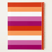 LGBTQ+ Stripes du drapeau lesbien pour la fierté - (Dos)