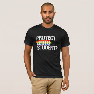 LGBTQ-studenten beschermen - LGBTQ-rechten - -  T-shirt