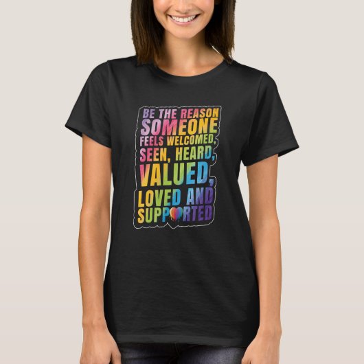 LGBTQ Support LGBT Pride Month T-shirt (Voorkant)