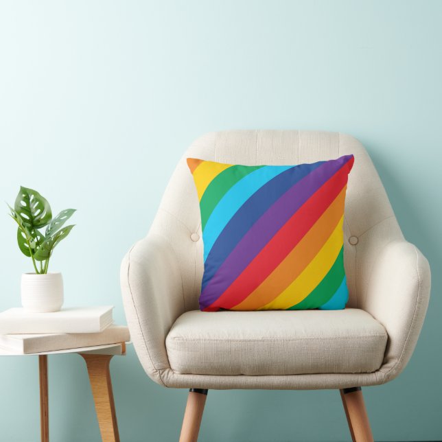 LGBTQ Throw kussen (Stoel)