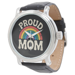 LGBTQ Trots Moeder Gay Pride Regenboog Moederdag Horloge
