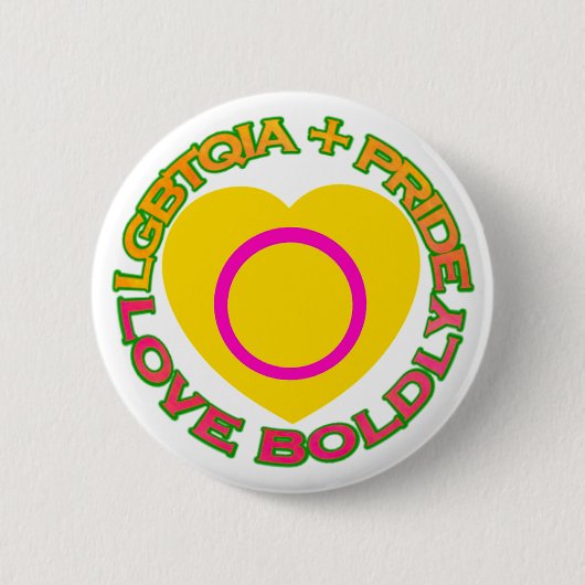LGBTQ trots Ronde Button 5,7 Cm (Voorkant)