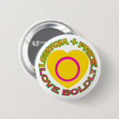 LGBTQ trots Ronde Button 5,7 Cm (Voorkant /achterkant)