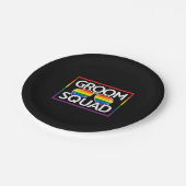 LGBTQ Trouwfeest Gay Pride Matching Bruidsjonkers Papieren Bordje (Gekanteld)