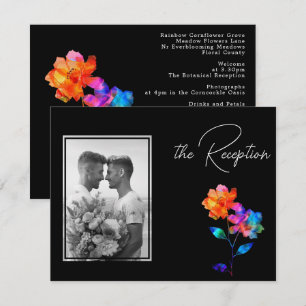 🌈 LGBTQ Trouwreceptie & foto Bloemen & Trots Informatiekaartje