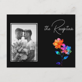🌈 LGBTQ Trouwreceptie & foto Bloemen & Trots Informatiekaartje