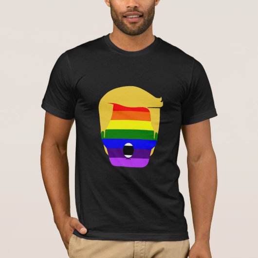 LGBTQ Trump Pride??? T-shirt (Voorkant)