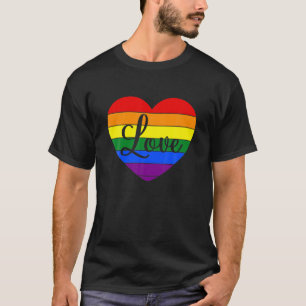 LGBTQ Valentijnsdag Lesbian Gay Love Pride Matchi T-shirt