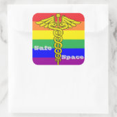 LGBTQ Veilige Ruimte Sticker (Tas)