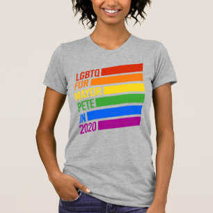 LGBTQ voor burgemeester Pete 2020 T-shirt