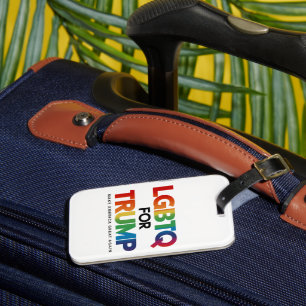 LGBTQ VOOR TRUMP GAY LESBISCH VOOR TRUMP 2024 BAGAGELABEL
